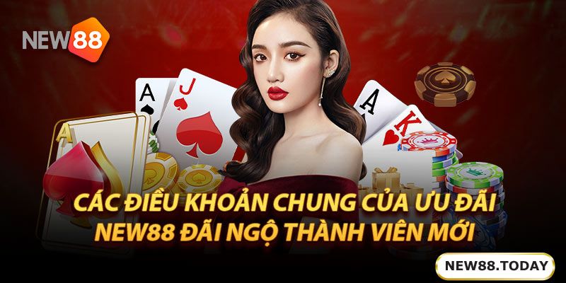 Các điều khoản chung của ưu đãi New88 đãi ngộ thành viên mới